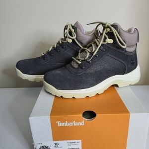 NEW Timberland Ladies White Ledge Mid Waterproof Hiking Boots Size 10 Med Width
